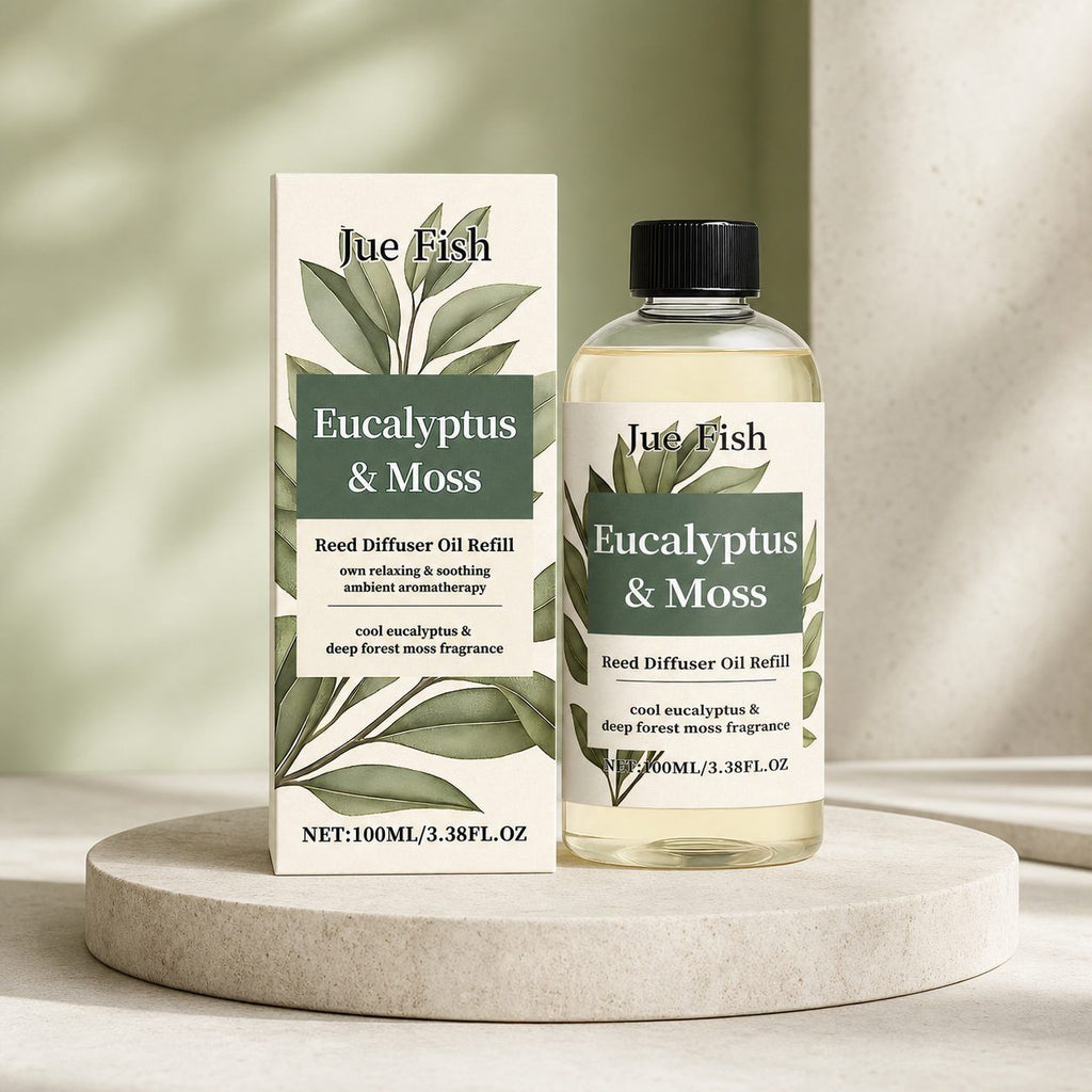 JUE FISH Eucalyptus Moss Home Fragrance Oil, 100 ml