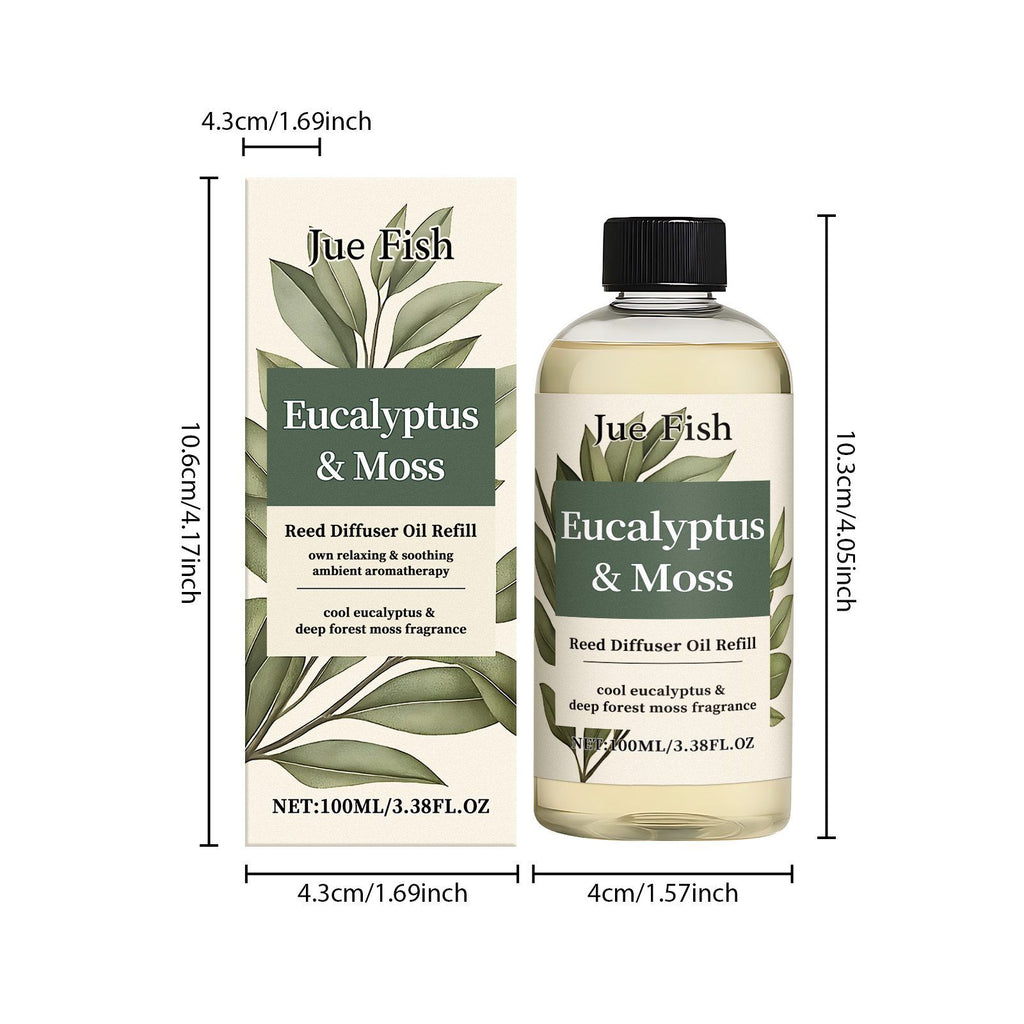 JUE FISH Eucalyptus Moss Home Fragrance Oil, 100 ml - view 5
