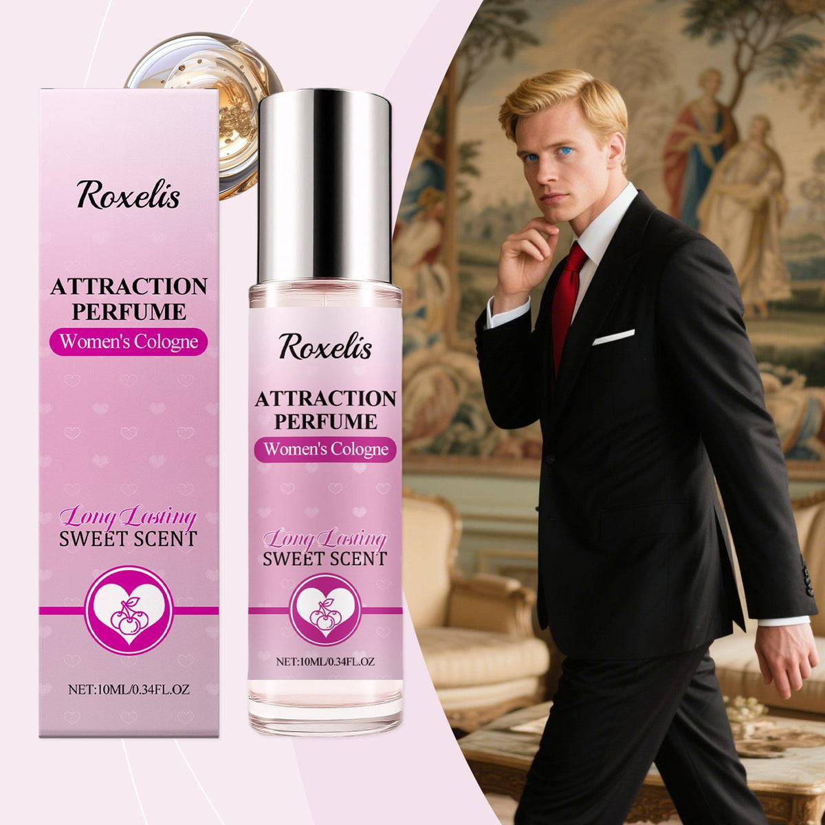 ROXELIS Cherry Cologne Personal Fragrance, 10 ml - view 6