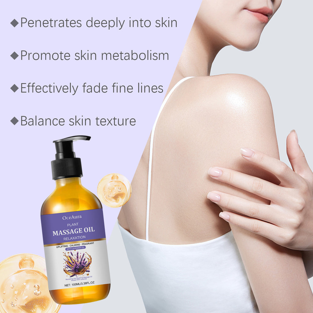 OceAura Lavender Body Massage Oil, 100 ml - view 5