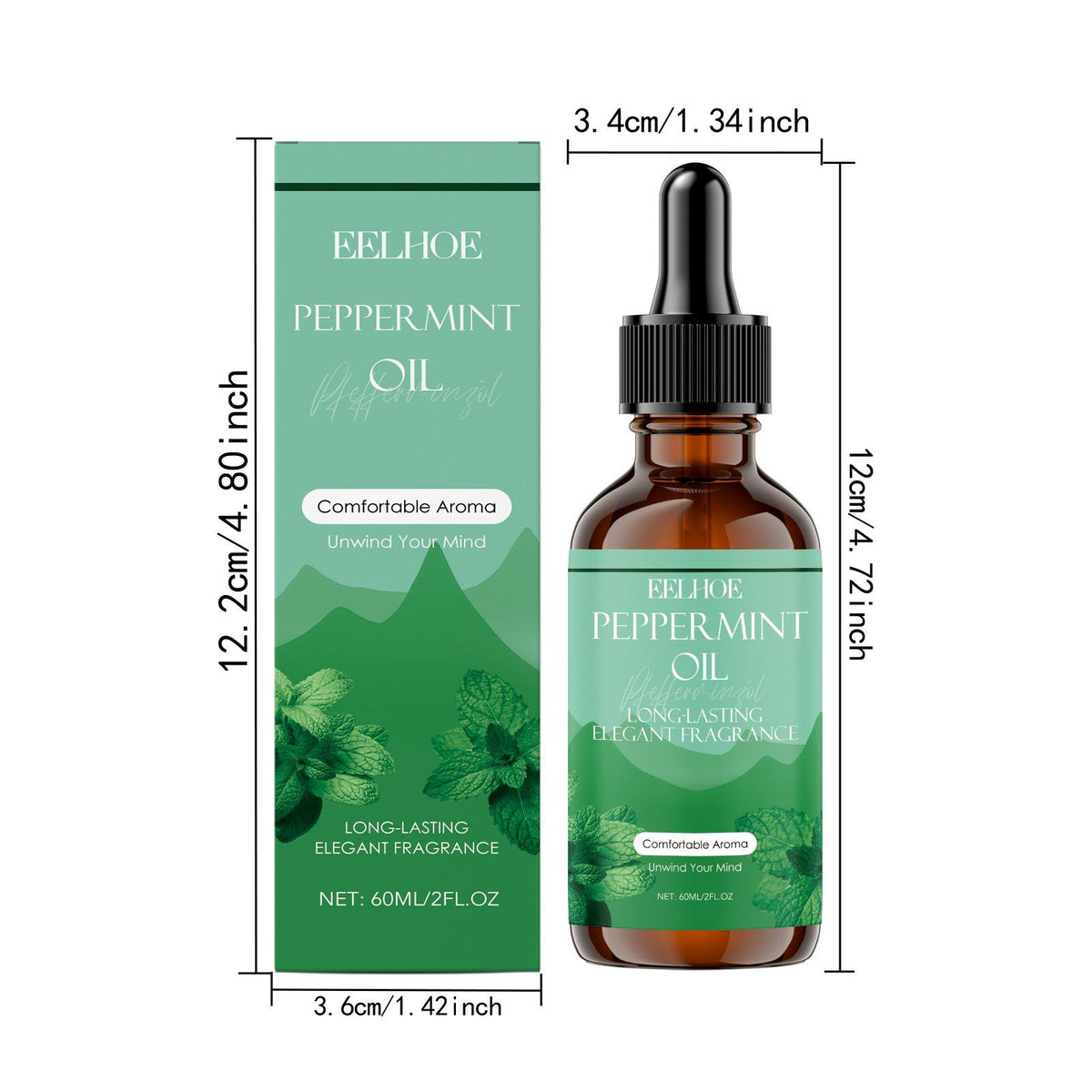 EELHOE Peppermint Home Fragrance Oil, 60 ml - view 6