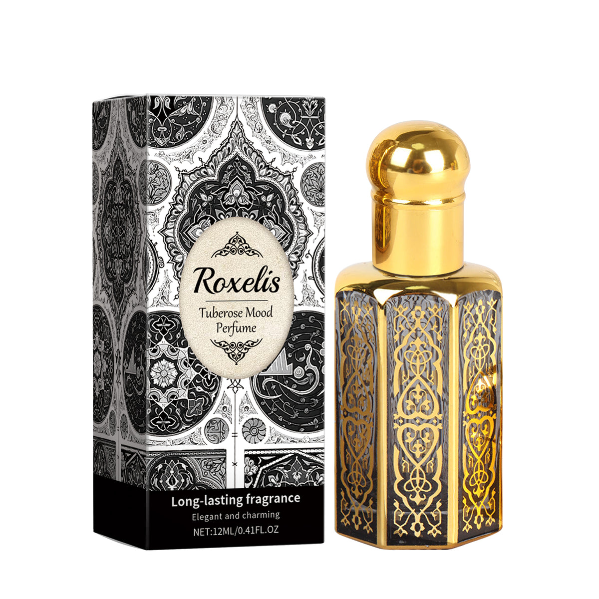 Tuberose Floral Roll-On Perfume Oil, 12 ml