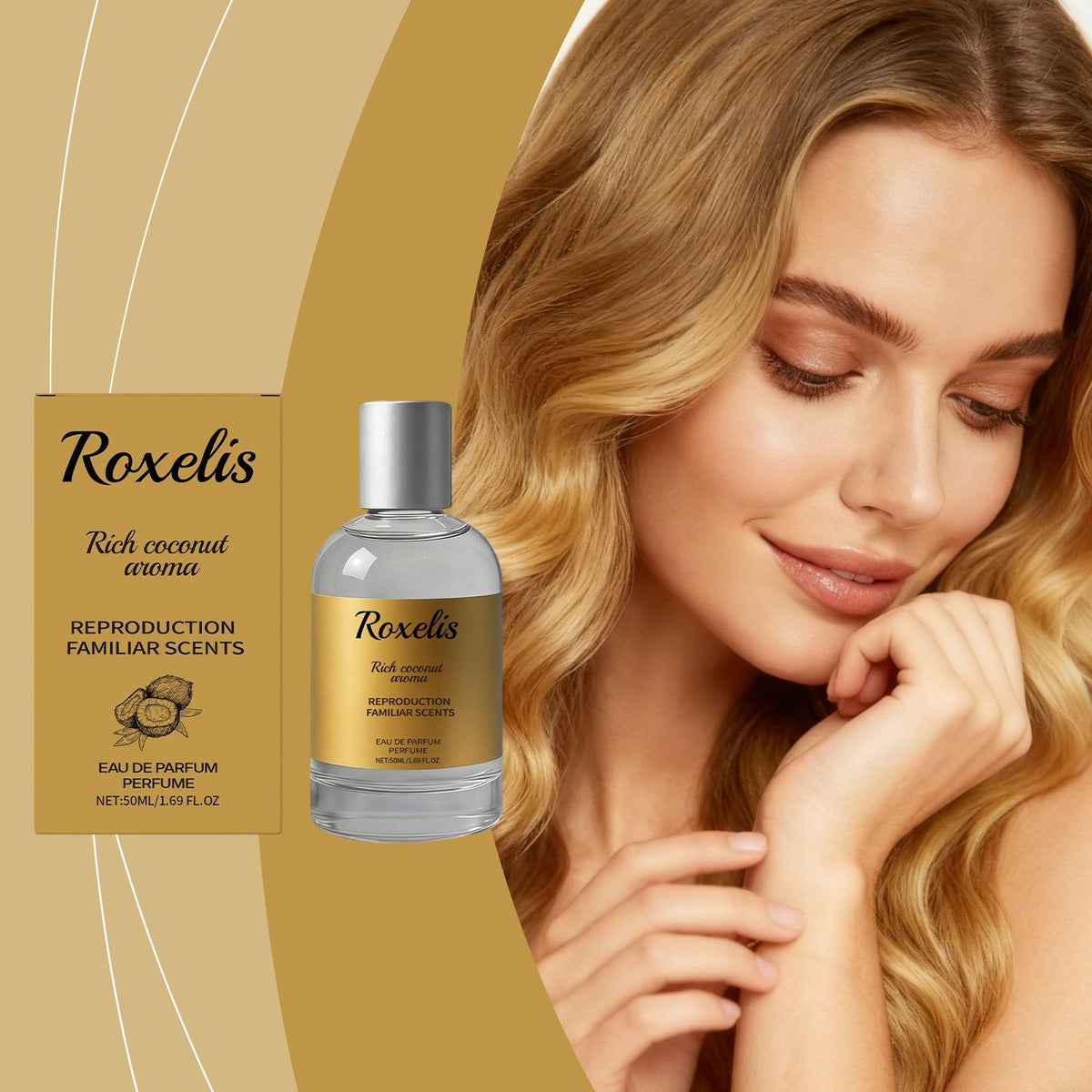 ROXELIS Coconut Personal Fragrance, 50 ml - view 4