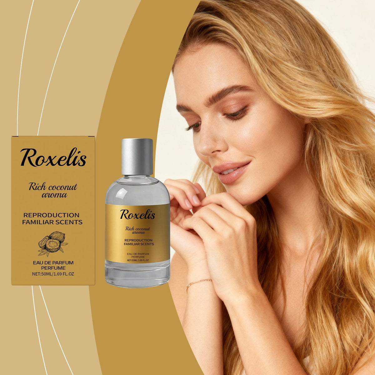 ROXELIS Coconut Personal Fragrance, 50 ml - view 5
